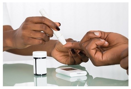 Blood being taken by a medical professional