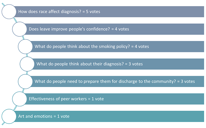 Recovery college service user research course